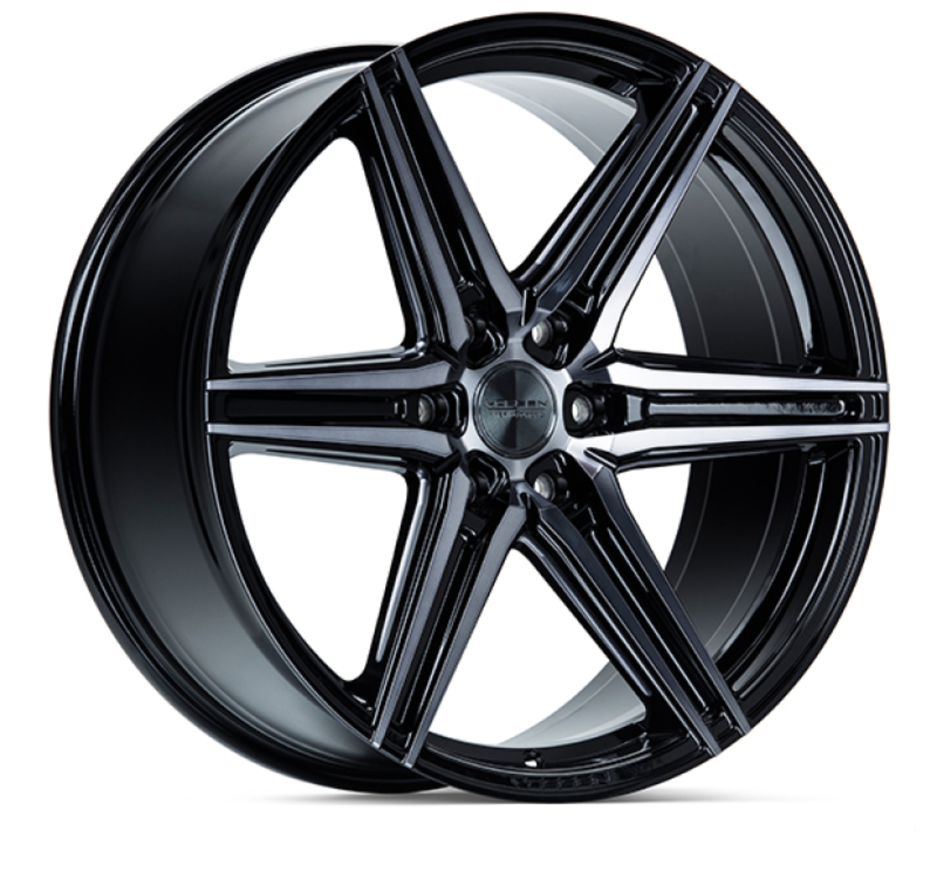 Picture of Vossen HF6-2 20x9.5 / 6x135 / ET15 / Deep Face / 87.1 - Tinted Gloss Black Wheel