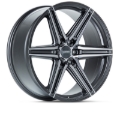 Picture of Vossen HF6-2 24x10 / 6x135 / ET25 / Deep Face / 87.1 - Tinted Matte Gunmetal Wheel