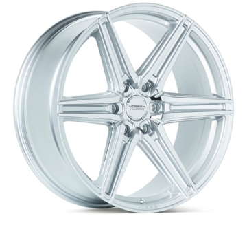 Picture of Vossen HF6-2 24x10 / 6x139.7 / ET25 / Deep Face / 106.1 - Silver Polished Wheel