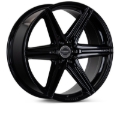 Picture of Vossen HF6-2 24x10 / 6x135 / ET25 / Deep Face / 87.1 - Gloss Black Wheel