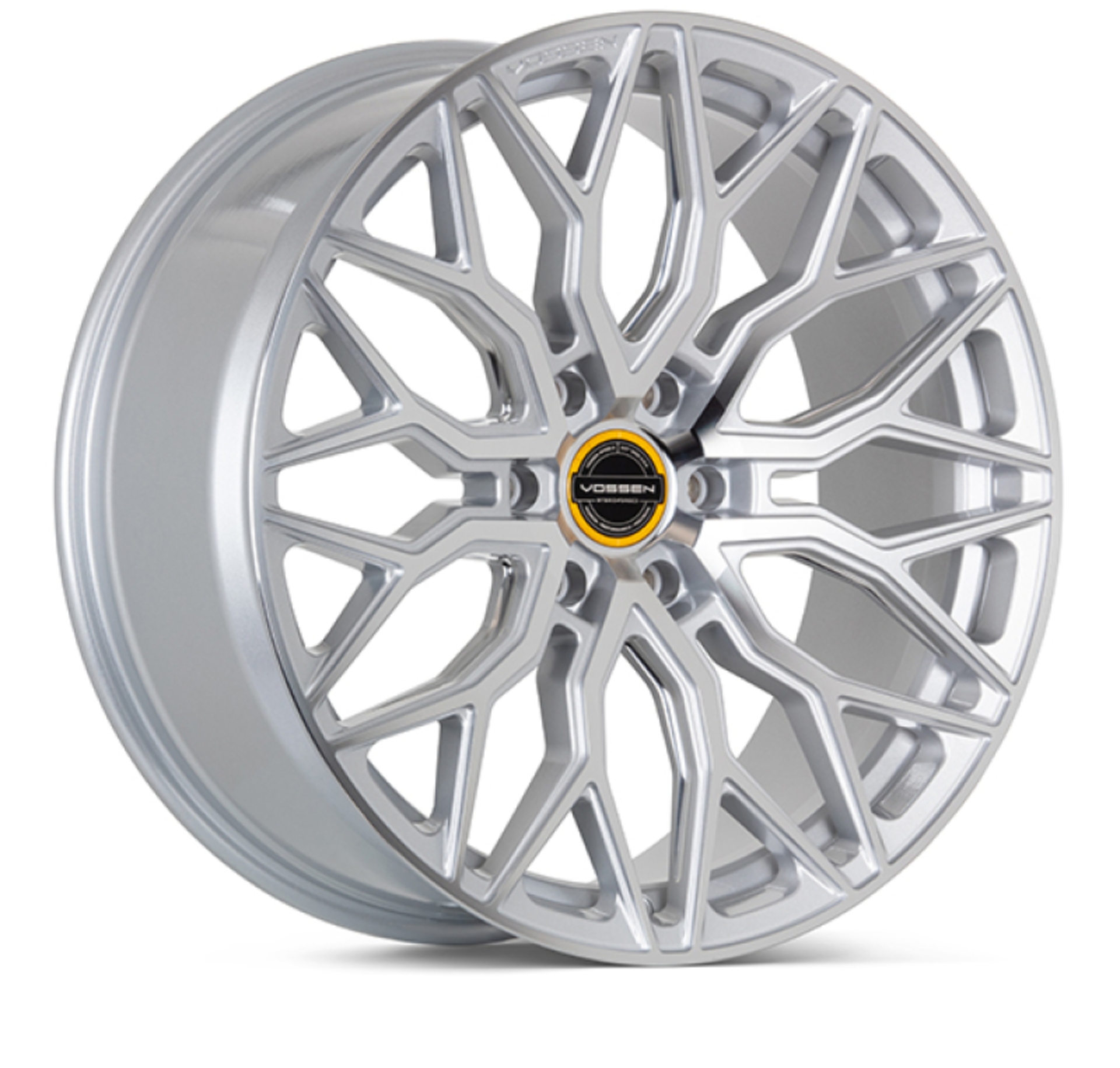Picture of Vossen HF6-3 20x9.5 / 6x135 / ET15 / Deep Face / 87.1 - Silver Polished Wheel
