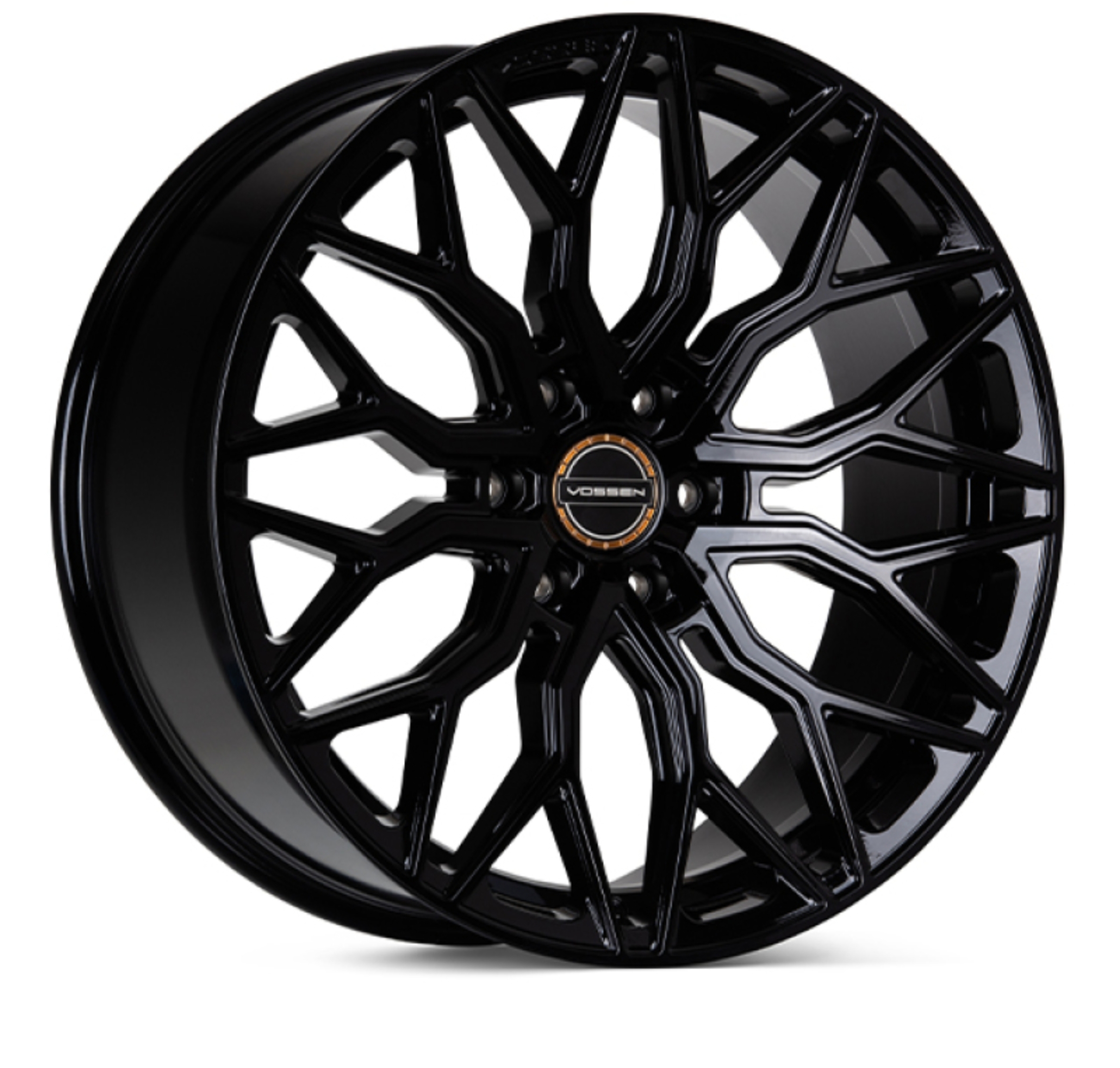 Picture of Vossen HF6-3 20x9.5 / 6x139.7 / ET15 / Deep Face / 106.1 - Gloss Black Wheel