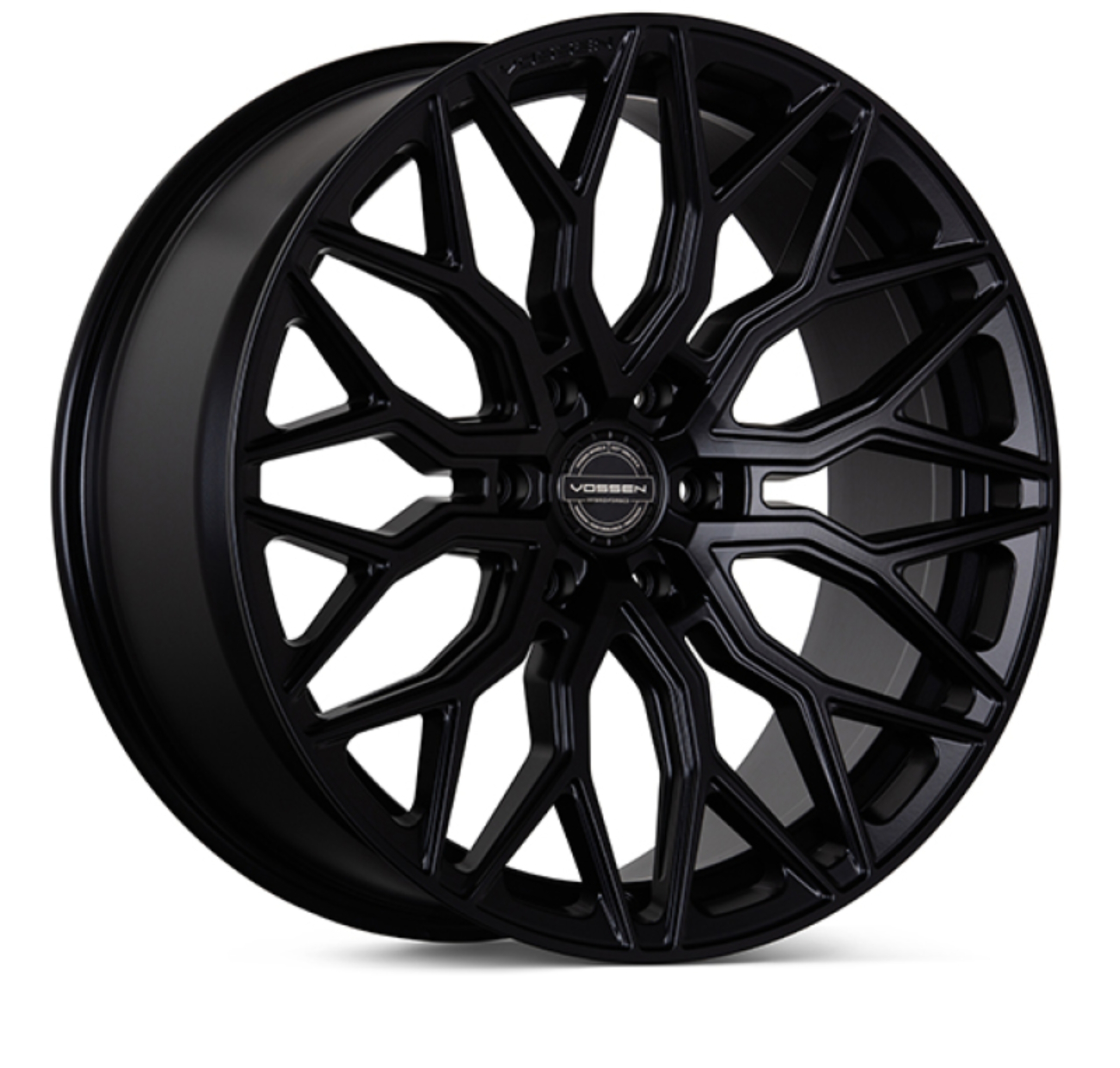 Picture of Vossen HF6-3 24x10 / 6x139.7 / ET25 / Deep Face / 106.1 - Satin Black Wheel