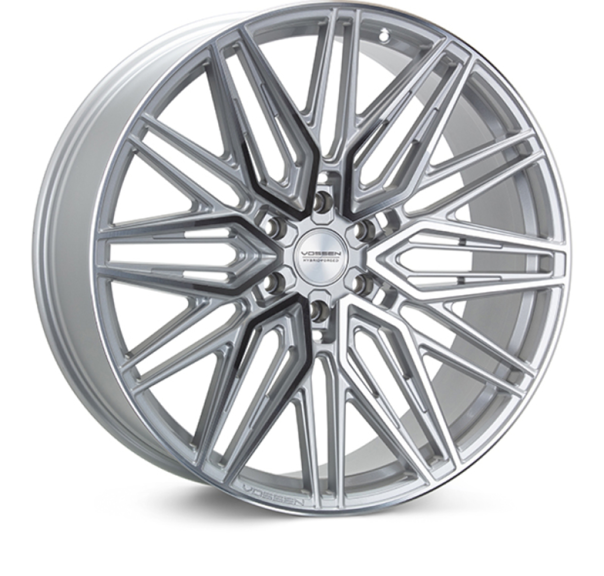 Picture of Vossen HF6-5 22x9.5 / 6x139.7 / ET20 / Deep Face / 106.1 - Silver Polished Wheel