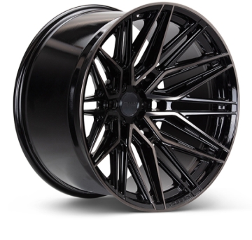 Picture of Vossen HF6-5 22x9.5 / 6x139.7 / ET20 / Deep Face / 106.1 - Tinted Gloss Black Wheel