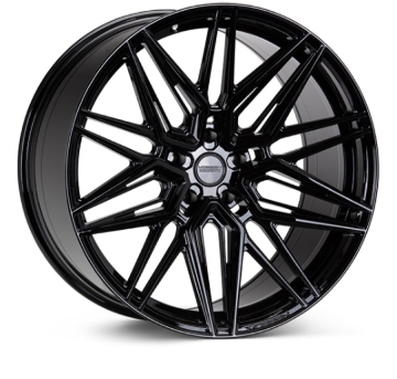 Picture of Vossen HF-7 20x9 / 5x112 / ET32 / Flat Face / 66.5 - Gloss Black Wheel