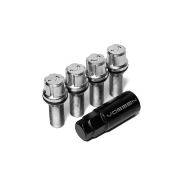 Picture of Vossen 30mm Lock Bolt - 14x1.5 - 17mm Hex - Cone Seat - Silver (Set of 4)