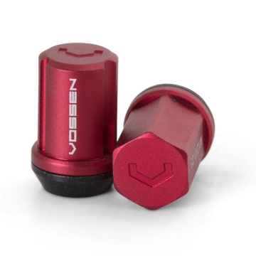 Picture of Vossen 35mm Lock Nut - 12x1.5 - 19mm Hex - Cone Seat - Red (Set of 4)