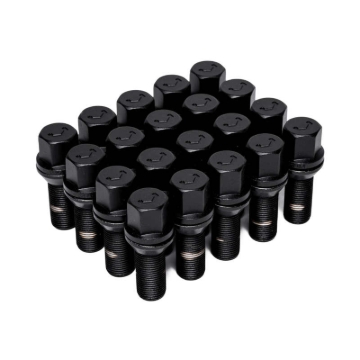 Picture of Vossen Lug Bolt - 14x1.5 - 30mm - 17mm Hex - Cone Seat - Black (Set of 20)