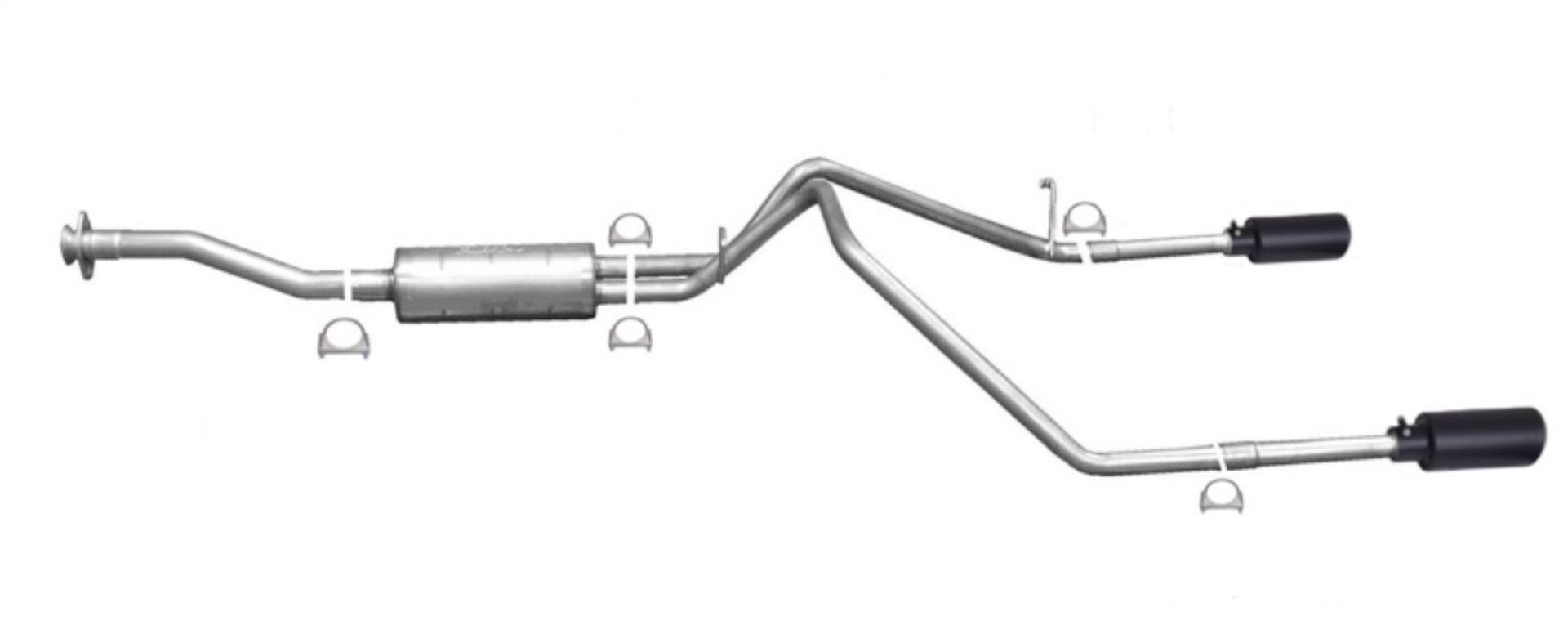 Picture of Gibson 15-22 Chevrolet Colorado 2.5L-3.6L Cat-Back Dual Split Exhaust System - Black Elite