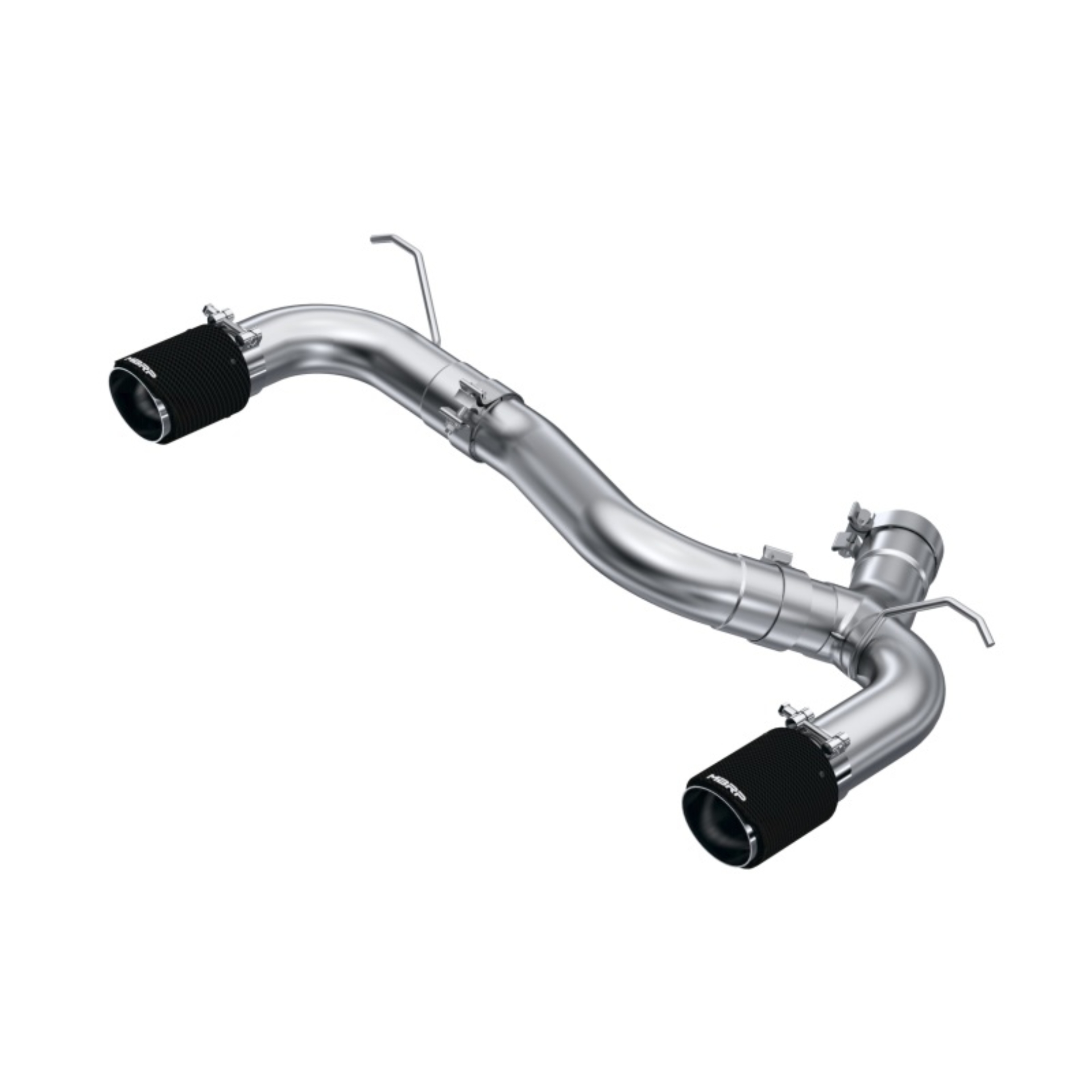 Picture of MBRP 17-21 BMW M240I 3.0L 3in Axle Back Dual Rear Exit w/ T304 SS Carbon Fiber Tips (Street Version)