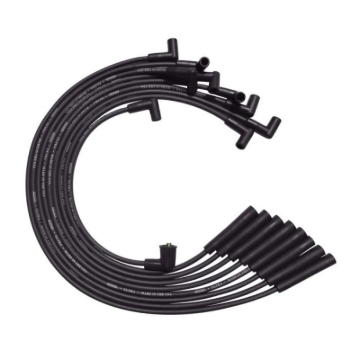 Picture of Moroso BB Ford 351C/390/429/460 Unsleeved HEI 135 Deg Boots Ultra Spark Plug Wire Set - Black