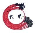 Picture of Moroso BBC Over Valve Cover 135 Deg Plug Ends HEI Ultra Spark Plug Wire Set - Red