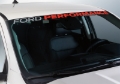 Picture of Ford Racing Ford Performance Ranger Windshield Banner - White/Red