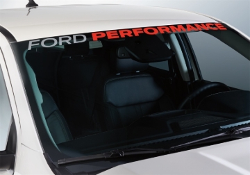 Picture of Ford Racing Ford Performance Ranger Windshield Banner - White/Red