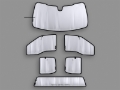 Picture of WeatherTech 2022+ Audi A3 SunShade Full Vehicle Kit