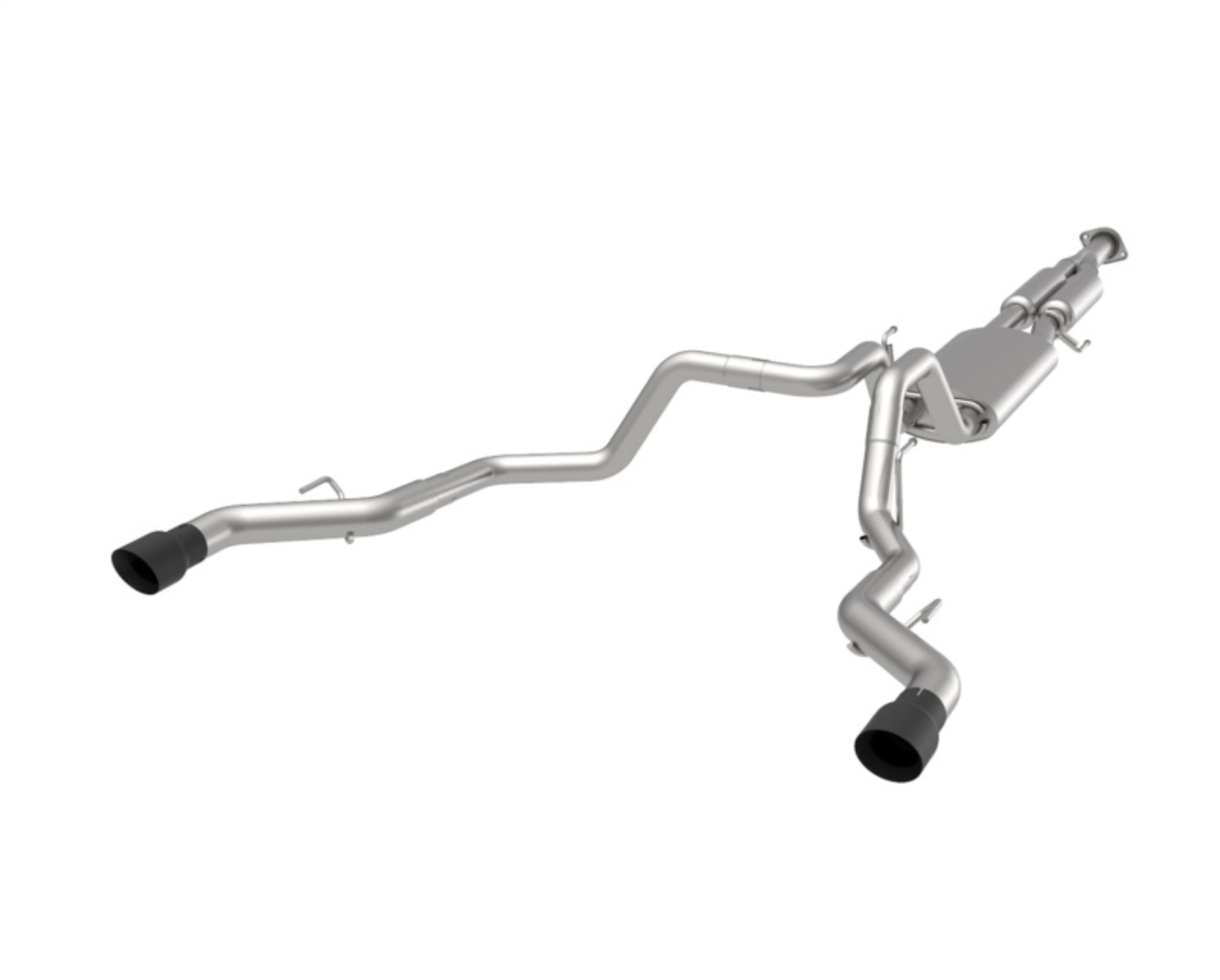 Picture of Kooks 15-20 Ford F150 2.7/3.5/5.0L 3in Dual Cat-Back Rear Exit Exhaust w/BlackTips