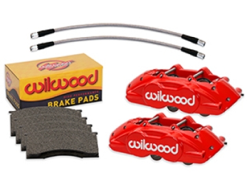 Picture of Wilwood 65-67 Ford Mustang D11 Calipers w/Pads and Lines - Red