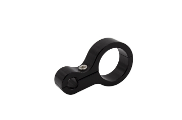 Picture of Fleece Performance 6061 T6 Aluminum 1/2in Routing Hole 1.5in Roll Bar Clamp - Black Anodized