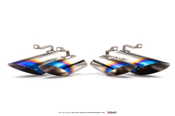 Picture of AMS Performance 15-19 Lamborghini Huracan Ti Exhaust Tips (OEM Replacement & Alpha TT Kit Fitmen