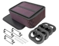 Picture of K&N Custom Racing Assembly Generation 2 Carbon Fiber Air Box - Large w/ 2.50in Air Horn