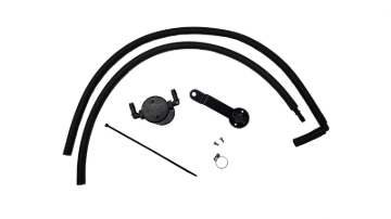 Picture of J&L 20-25 Hyundai Palisade / Kia Telluride 3.8L Oil Separator 3.0 Passenger Side - Black Anodize