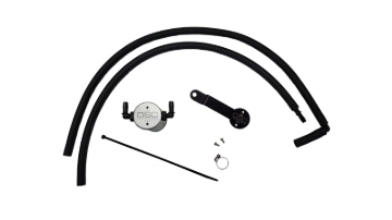 Picture of J&L 20-25 Hyundai Palisade / Kia Telluride 3.8L Oil Separator 3.0 Passenger Side - Clear Anodize