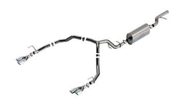Picture of Borla 21-22 Chevrolet Tahoe 5.3L V8 2/4WD 4DR 3.00in/2.75in Touring Cat-Back Exhaust w/ Chrome Tips