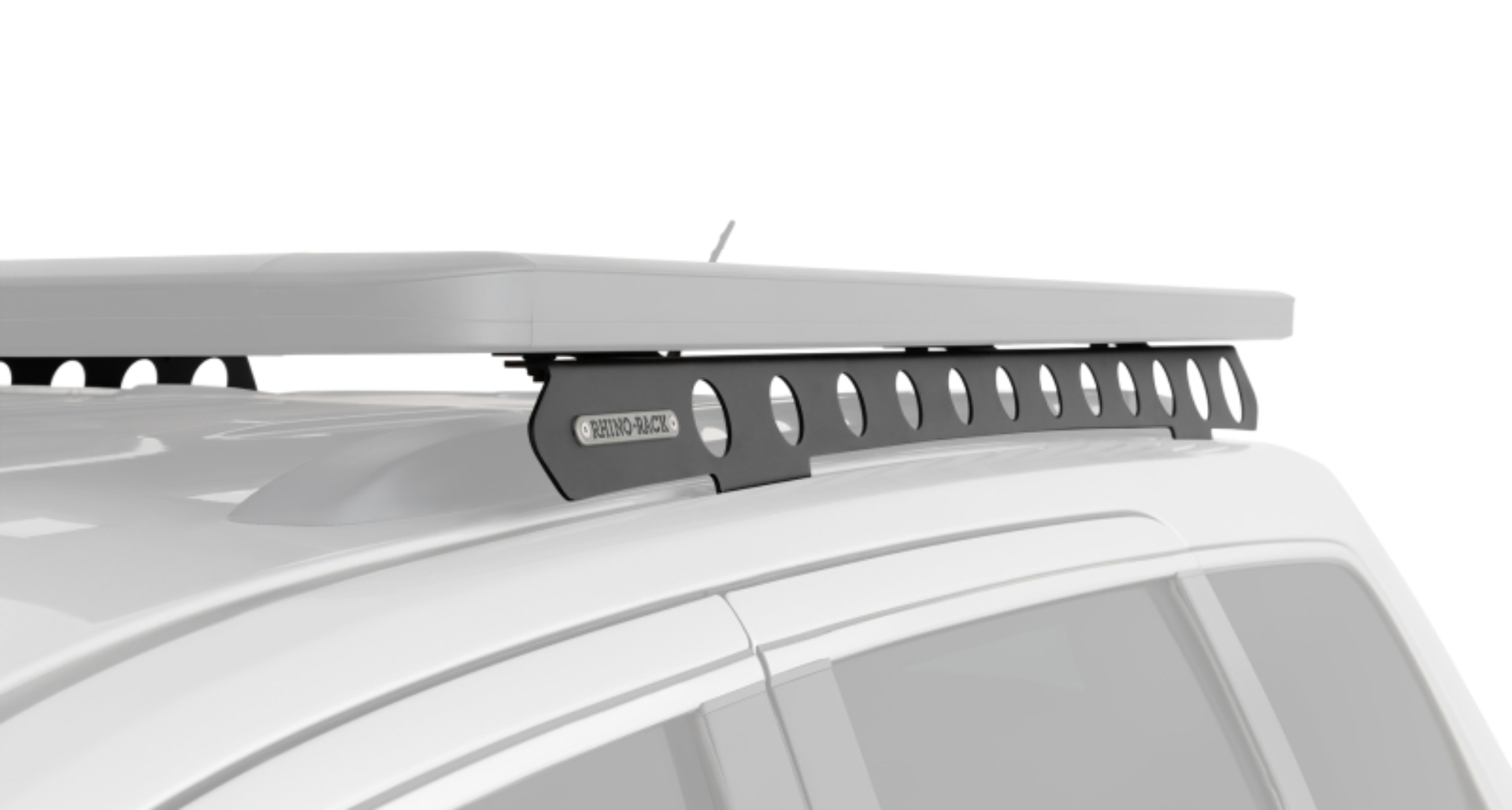 Picture of Rhino-Rack 11-21 Jeep Grand Cherokee WK2 4DR (w/ Metal Roof Rails) Backbone Mounting System - Black