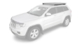 Picture of Rhino-Rack 11-21 Jeep Grand Cherokee WK2 4DR (w/ Metal Roof Rails) Backbone Mounting System - Black