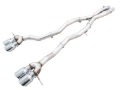 Picture of AWE Tuning Track Edition Cat-Back Exhaust for BMW G8X M3/M4 - Chrome Silver Tips
