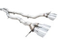 Picture of AWE Tuning Track Edition Cat-Back Exhaust for BMW G8X M3/M4 - Chrome Silver Tips
