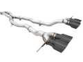 Picture of AWE Tuning Track Edition Cat-Back Exhaust for BMW G8X M3/M4 - Diamond Black Tips