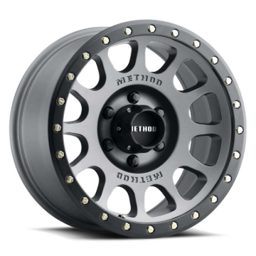 Picture of Method MR305 NV 17x8.5 / 0mm Offset / 6x135 BP / 94mm CB / Titanium - Matte Black Lip Wheel