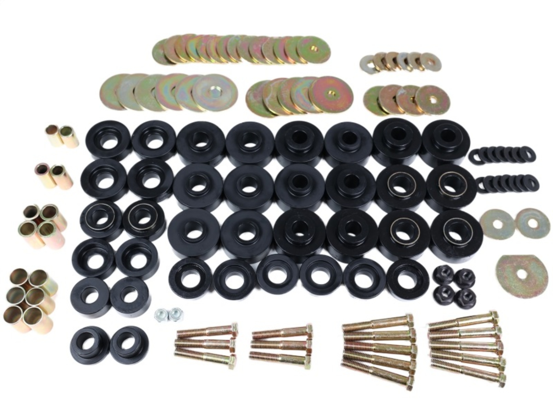 Picture of Energy Suspension 65-67 Chevrolet Biscayne/Bel Air/Caprice/Impala Body Mount Set w/ Hardware - Black