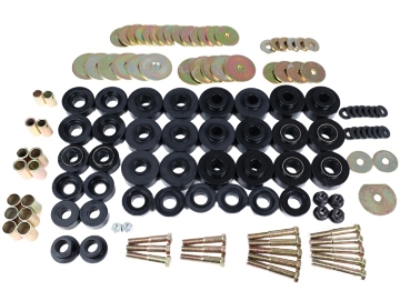Picture of Energy Suspension 65-67 Chevrolet Biscayne/Bel Air/Caprice/Impala Body Mount Set w/ Hardware - Black