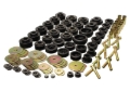 Picture of Energy Suspension 68-70 Chevrolet Biscayne/Bel Air/Caprice/Impala Body Mount Set w/ Hardware - Black