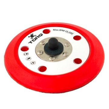 Picture of Chemical Guys TORQ R5 Dual-Action Red Backing Plate w/Hyper Flex Technology - 5in