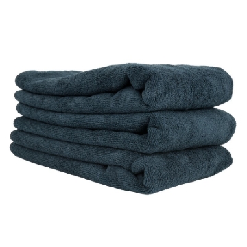 Picture of Chemical Guys Workhorse Microfiber Towel (VRP) - 24in x 16in - Black - 3 Pack