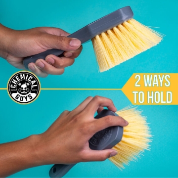 Picture of Chemical Guys Stiffy Brush For Carpets & Durable Surfaces - Yellow