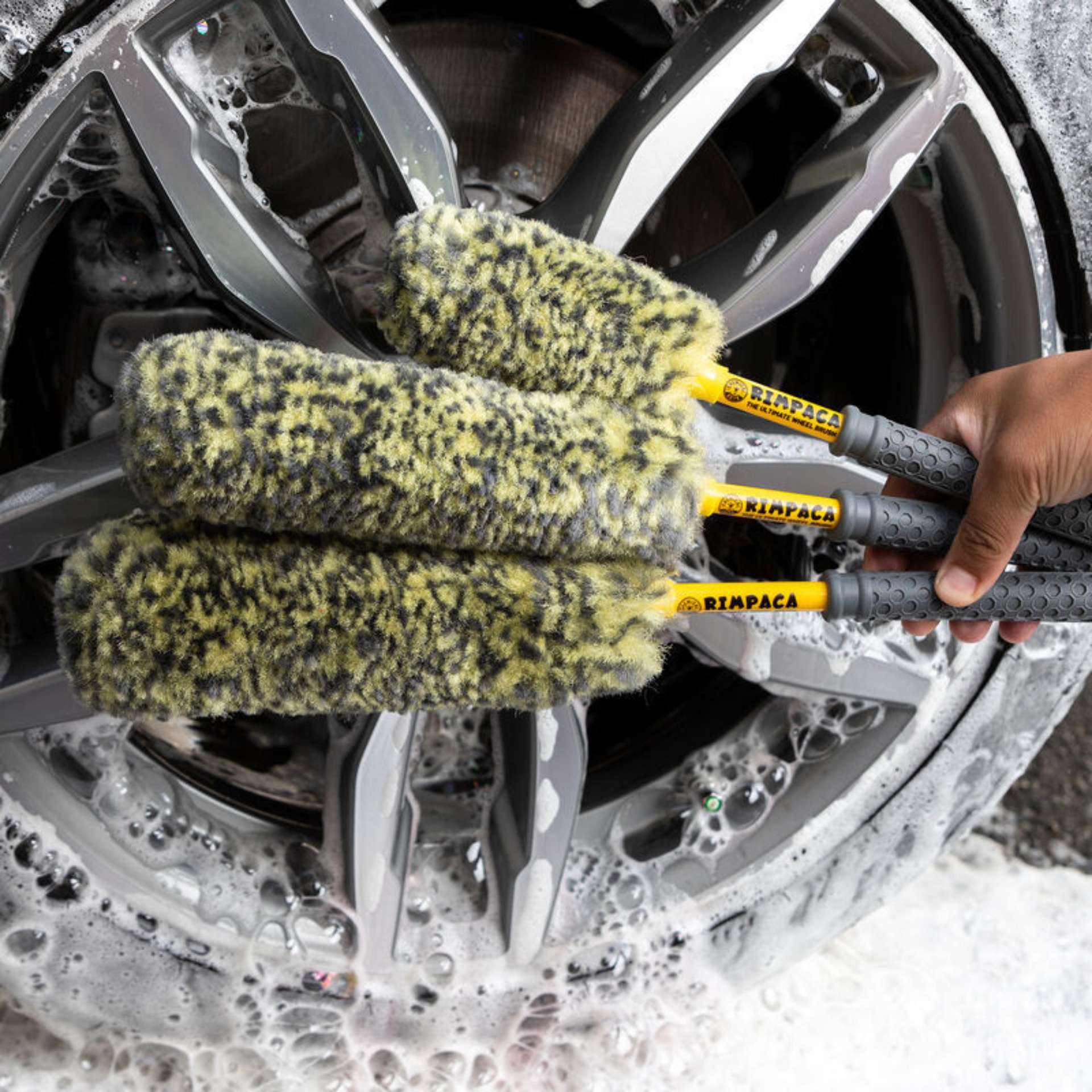 Picture of Chemical Guys Rimpaca Ultimate Wheel Brush Set - 3 Pcs