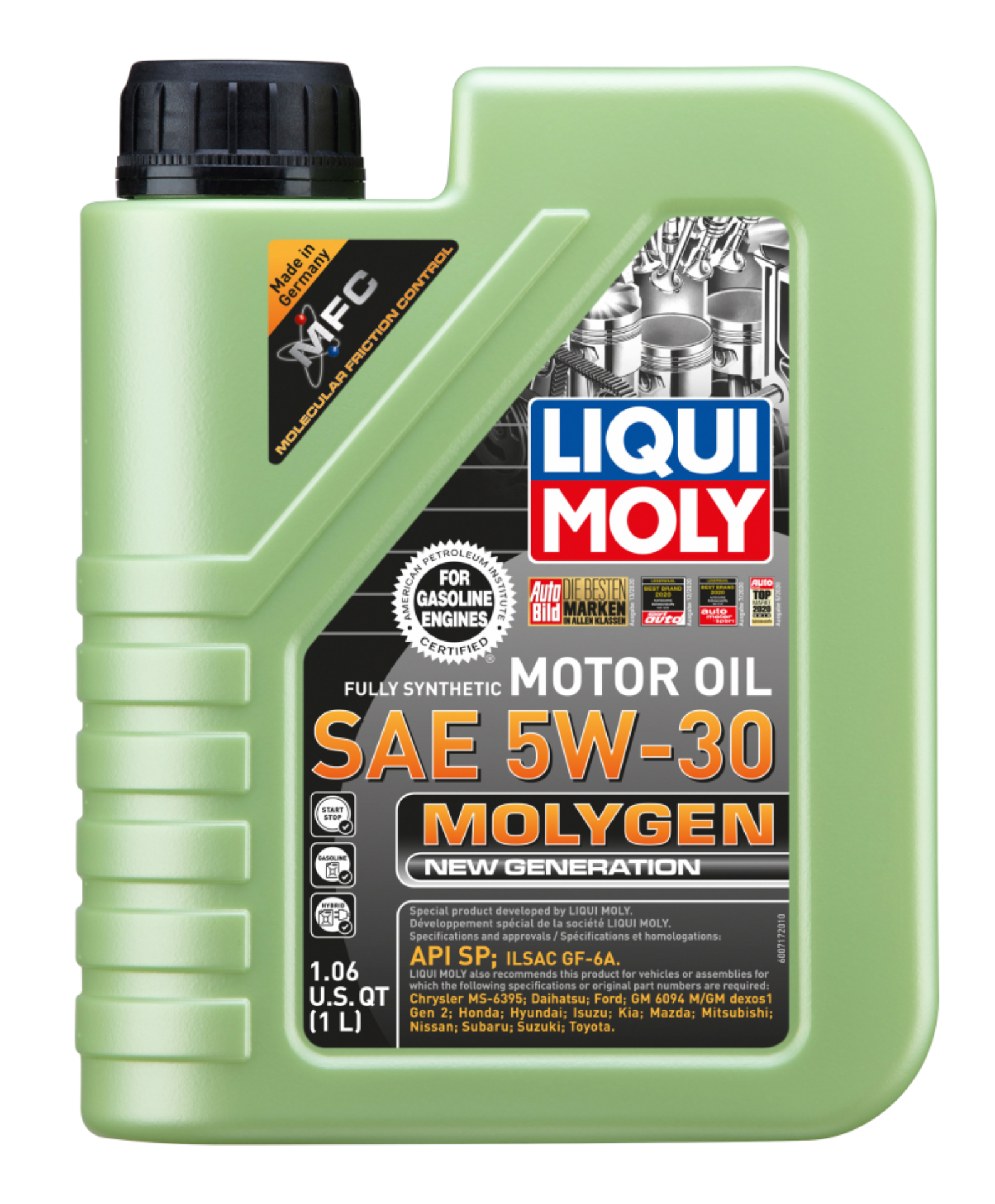 Picture of LIQUI MOLY LQM Motor Oil-Molygen NewGen - 20226