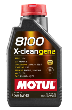 Picture of Motul 1L Synthetic Engine Oil 8100 X-CLEAN Gen 2 5W40