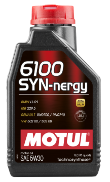Picture of Motul 1L Technosynthese Engine Oil 6100 SYN-NERGY 5W30 - VW 502 00 505 00 - MB 229.5