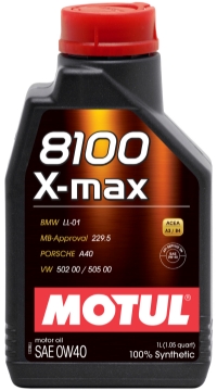 Picture of Motul 1L Synthetic Engine Oil 8100 0W40 X-MAX - Porsche A40