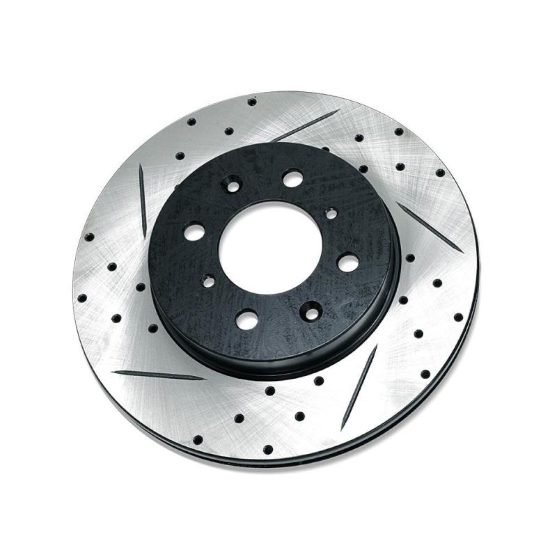 Picture of BLOX Racing Slotted And Cross-Drilled Rotor Left Side