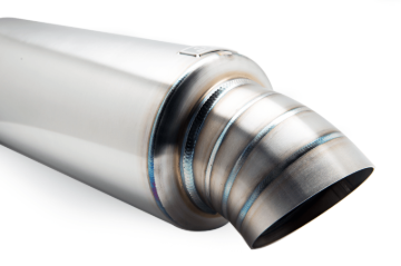 Picture of BLOX Racing 3.5in Street Muffler With Turndown Tip