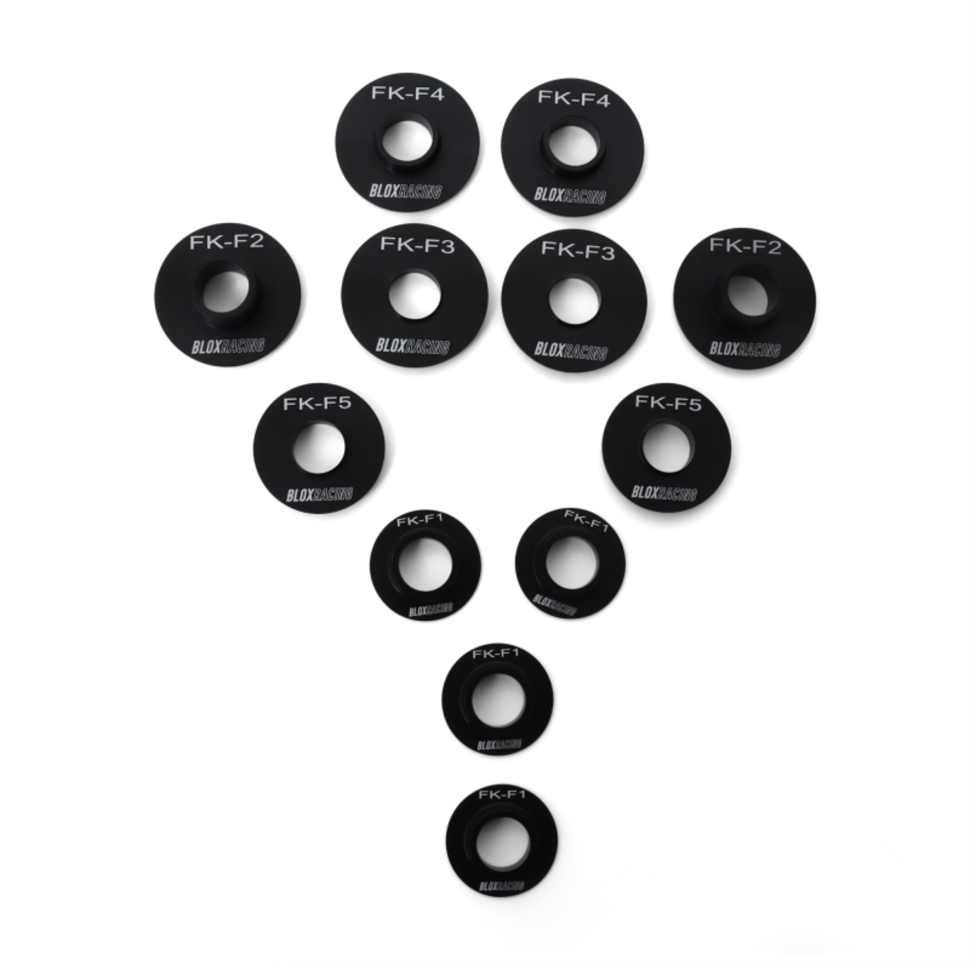 Picture of BLOX Racing 16-21 FK Civic - Front - 12 Pieces Subframe Hard Collar Kit