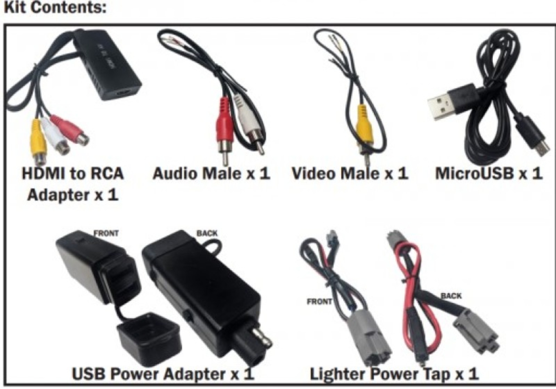 Picture of Tazer 15-17 Dodge Challenger/Charger/20-22 Jeep Gladiator/Wrangler HDMI AV Input Kit - Type A