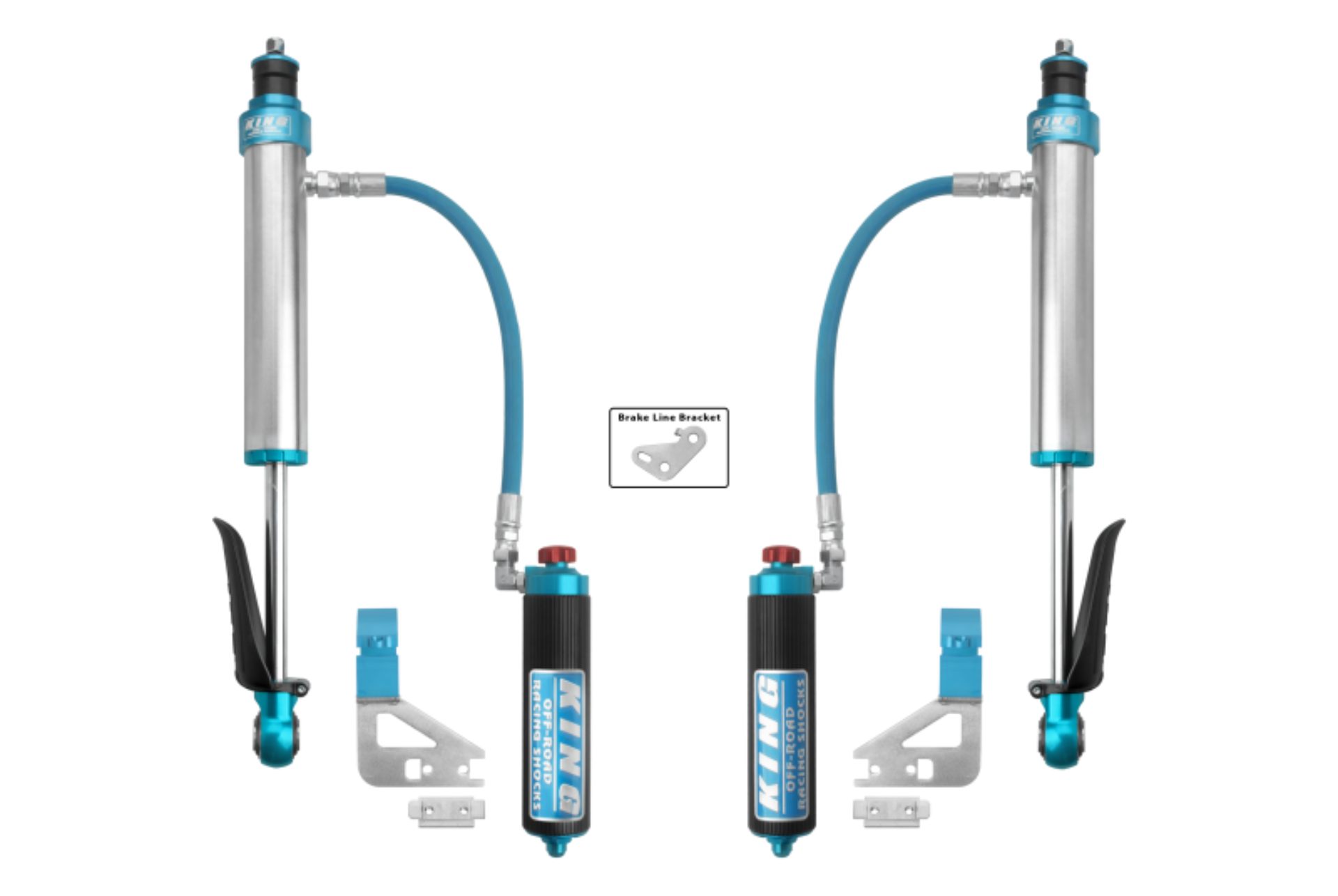 Picture of King Shocks 2022+ Toyota Tundra Rear 2.5 Dia Remote Reservoir Coilover & Adjuster (Pair)